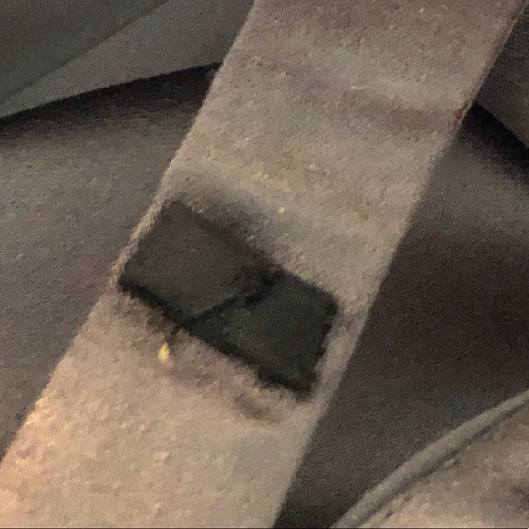 Worth Gray Silk Tank Top with Double Strap Detail, Size 16 - Picture 3 of 4